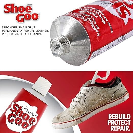 Shoe Goo Original Clear Shoe Repair Protective Coating Tube 1oz