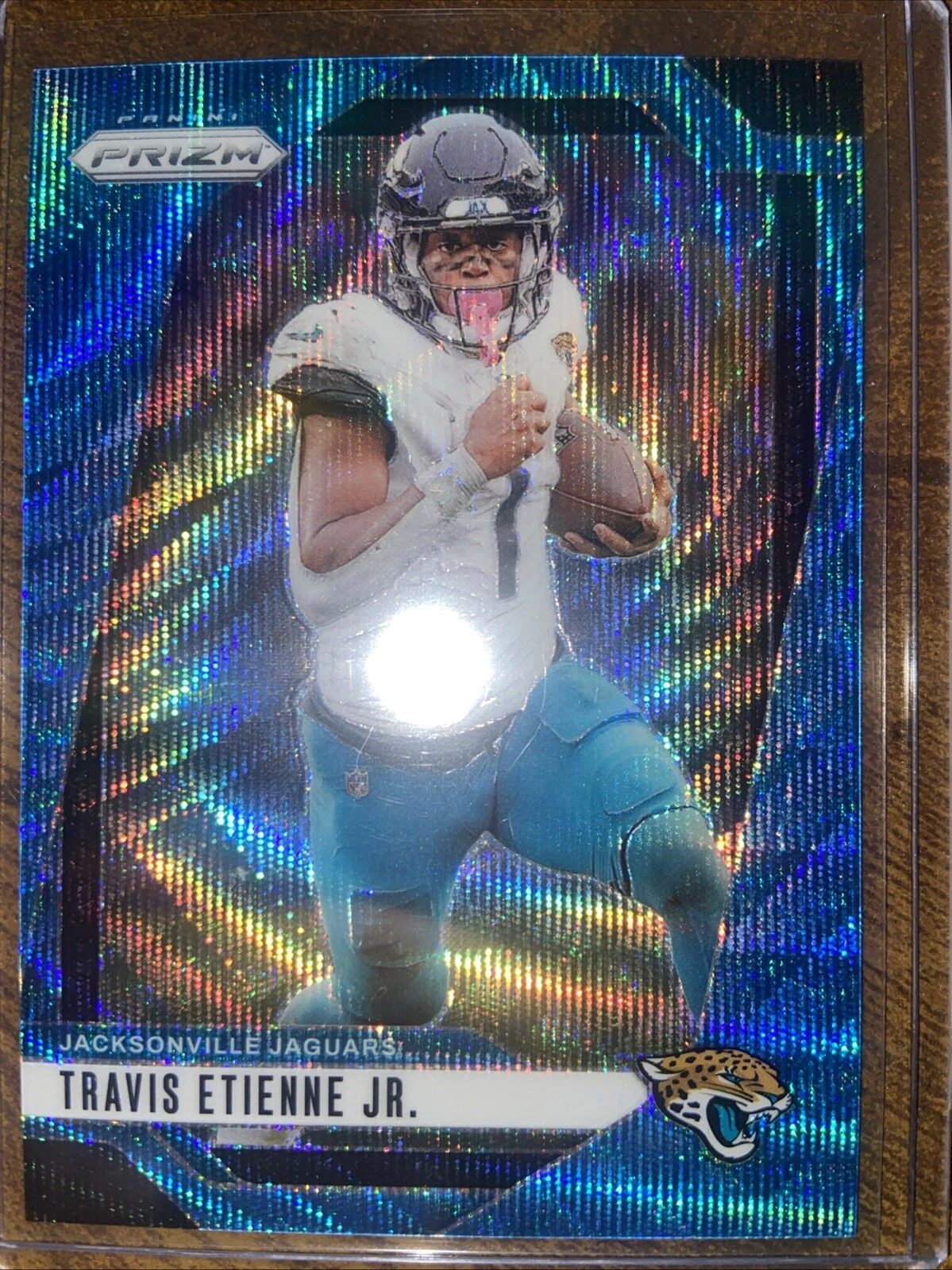 2024 Panini Prizm Travis Etienne Jr. Blue Wave Prizm /230 #130