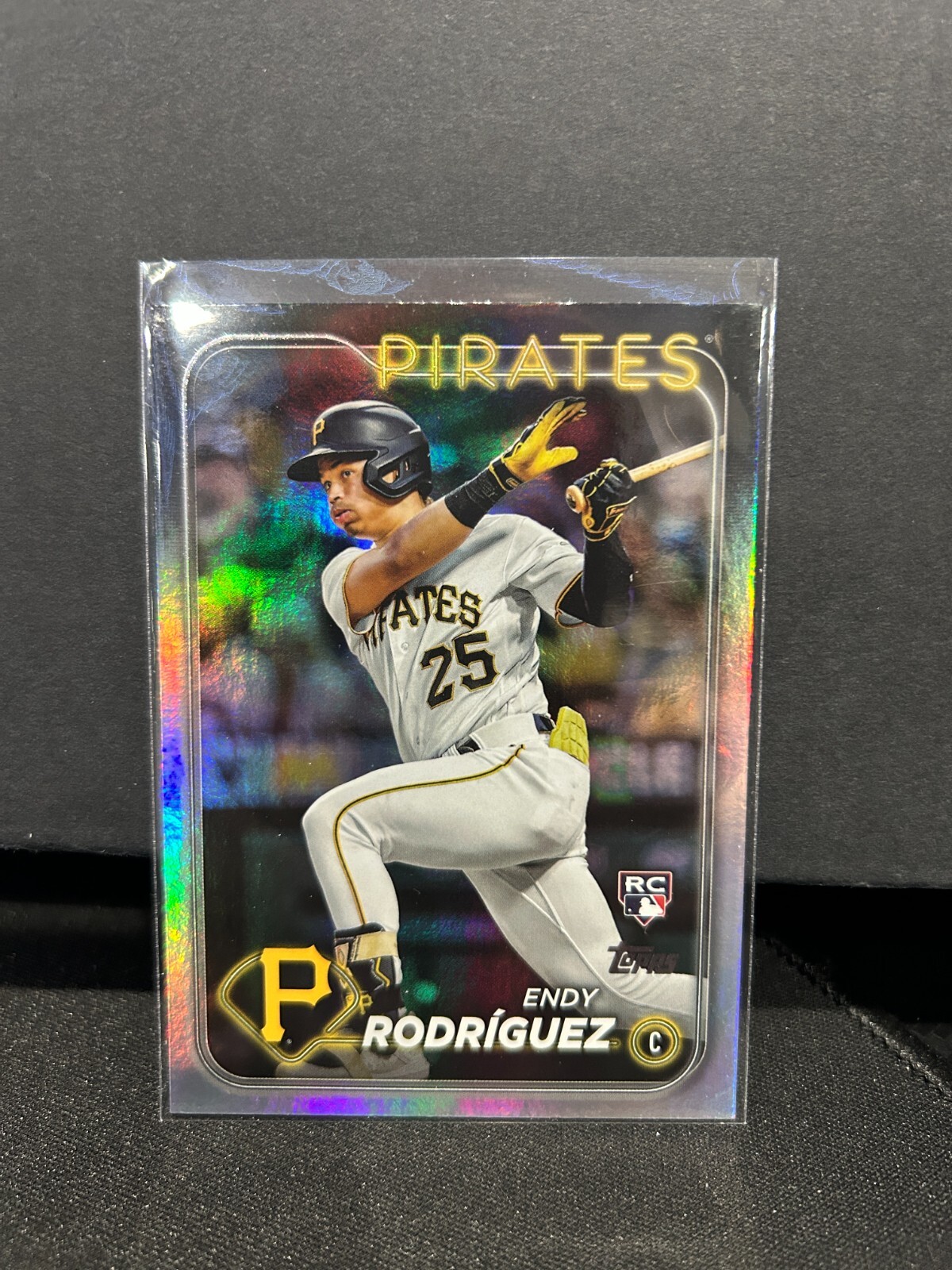 2024 Topps Series 1 Rainbow Foil #3 Endy Rodriguez RC Rookie Card