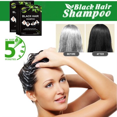 10 Pcs Sevich Fast Hair Shampoo Only 5 Minutes White Become Black
