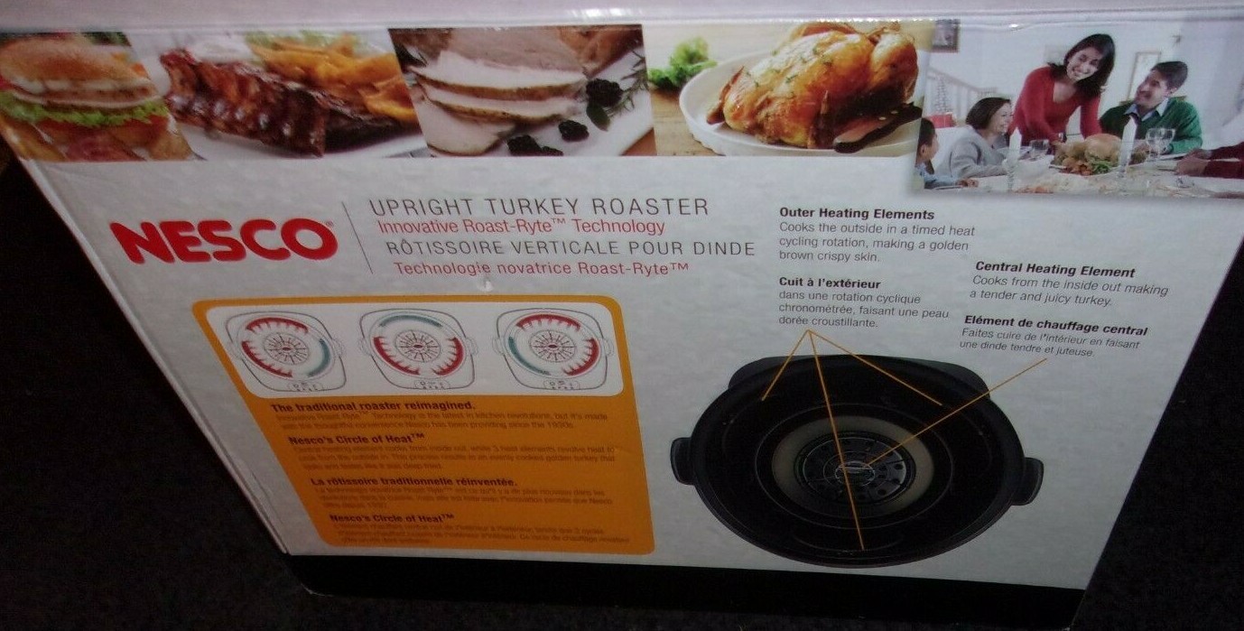 NESCO GOLDEN JUICY CRISPY EVERY TIME NEW UPRIGHT TURKEY ROASTER NEW eBay