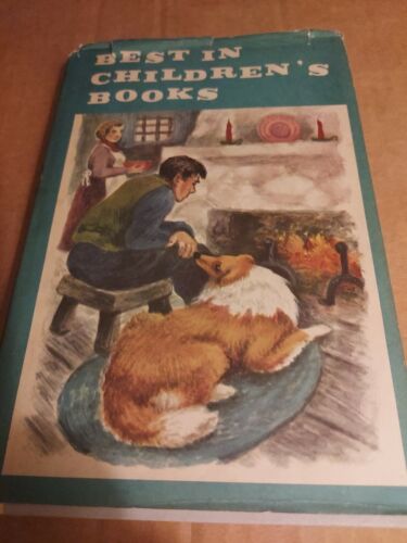 Vintage 1958 "Best In Children's Books" Hardcover w/Classic "Lassie Come Home" - Zdjęcie 1 z 6