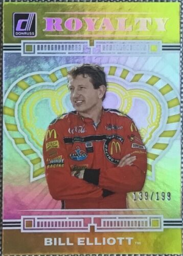 2023 Donruss Racing #R1 BILL ELLIOT SP Royalty SILVER PARALLEL #d /199 FREE SHIP - Picture 1 of 2