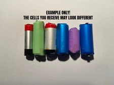 Lithium Ion batteries, Assorted Li-ion Cells. 3.7V 800-2500mAh. 5-Pack