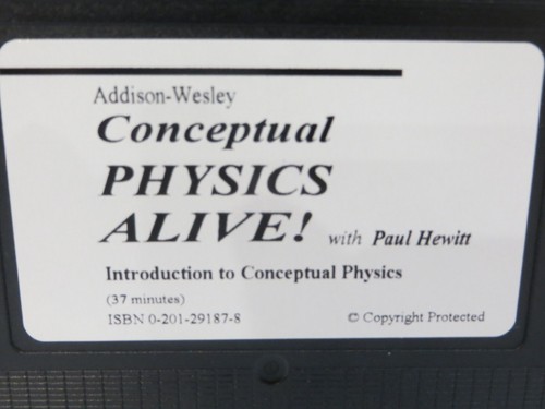 Conceptual Physics Alive! - Introduction (VHS Movie) Addison - Wesley film - Picture 6 of 8