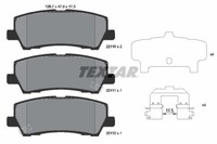 Textar 2211001 Bremsbelagsatz, Scheibenbremse FüR Ford Australien, Ford Usa
