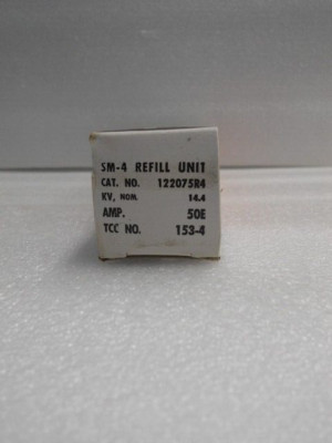 Recharge De Fusible S&C 50E 14.4 KV - Référence 122075R4 - Pour Équipements Électriques Haute Tension