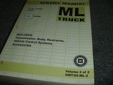 2005 Chevrolet Astro Transmission Body Restraints Accessories Service Manual 2005 Chevrolet Astro Transmission Body Restraints Accessories Service Manual