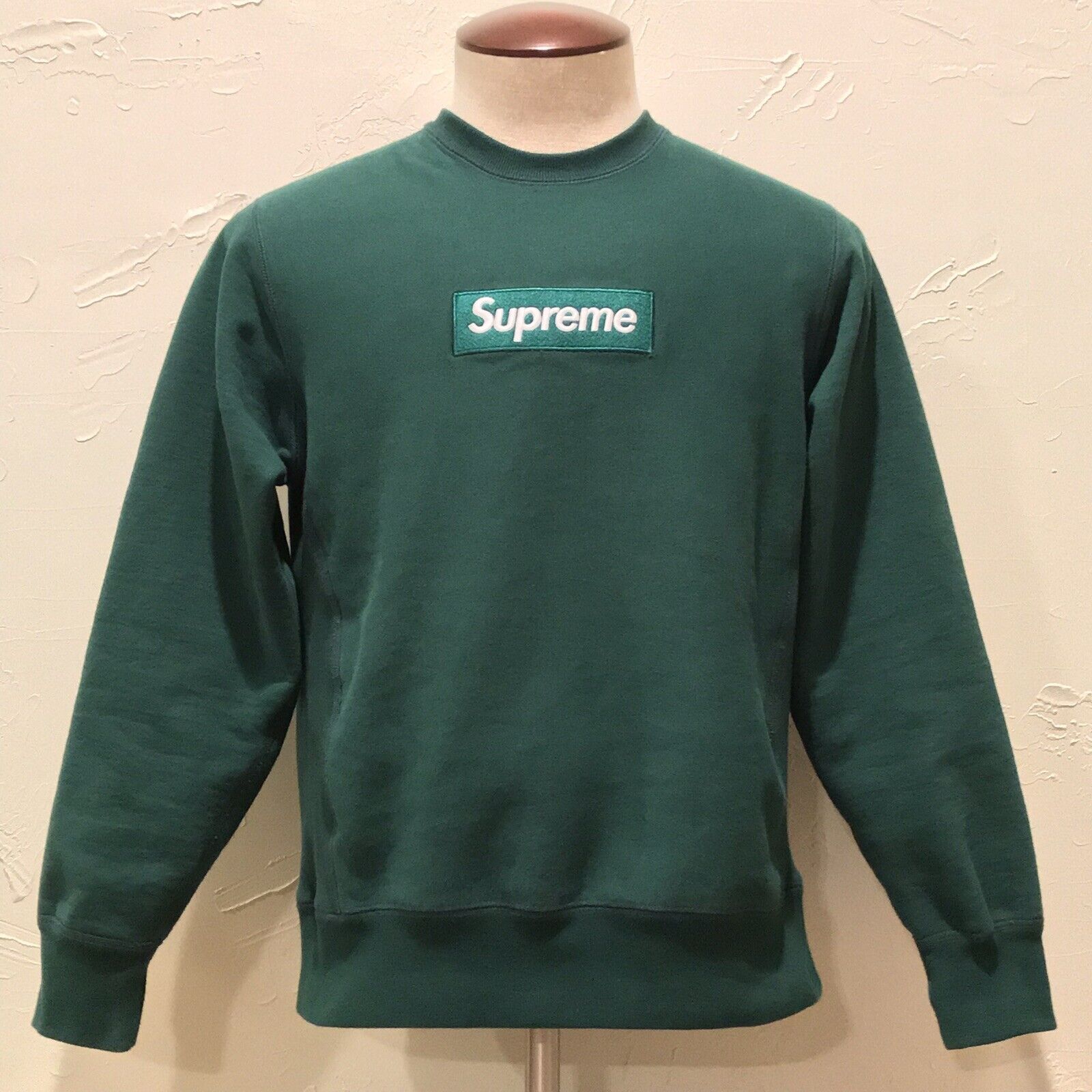 Supreme Box Logo Crewneck Green – Senikersku