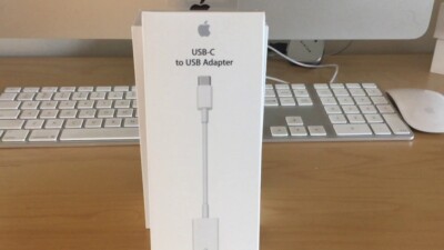 Genuine Apple MJ1M2AM/A USB-C to USB Adapter for MacBook Model A1632 New