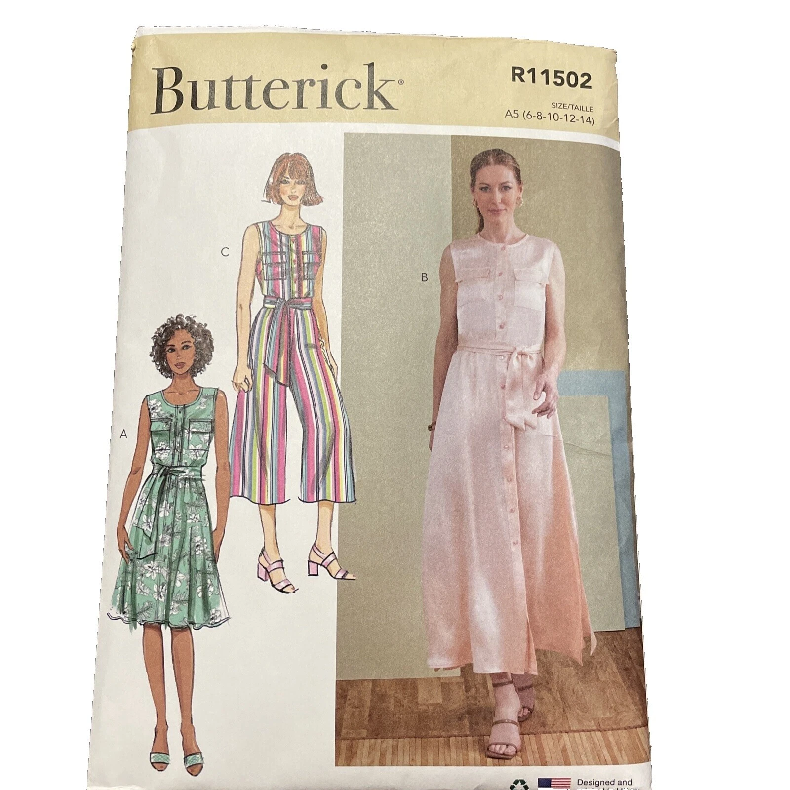 Butterick Uncut Sewing Patterns