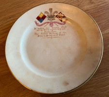 Prince Albert and Alexandra - Silver Wedding Anniversary plate 1888