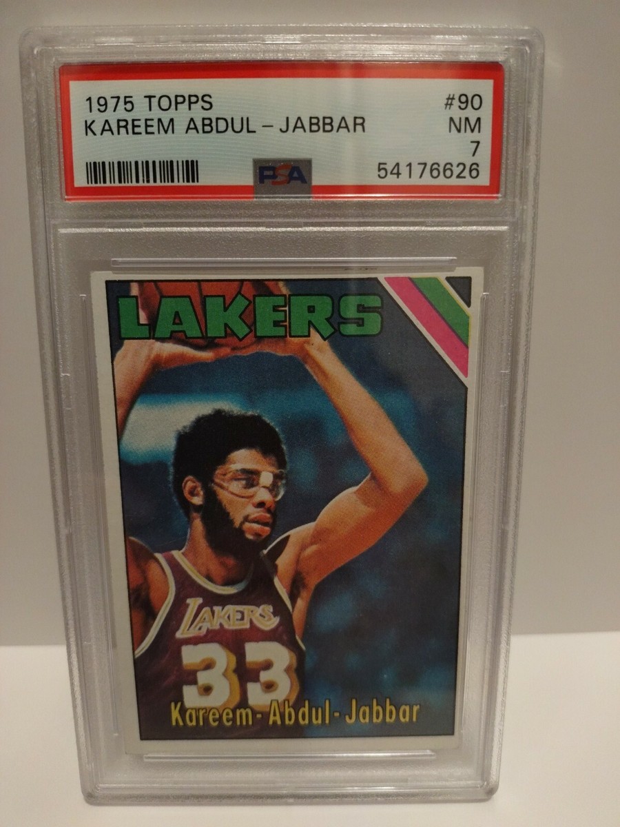 NBA 1975 Kareem Abdul Jabbar PSA7