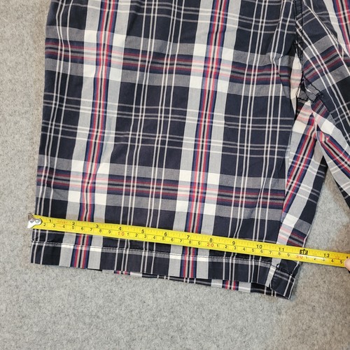 Canterbury Of New Zealand Shorts Mens 36 Plaid Flat Front Pockets Casual Preppy - Picture 3 of 11