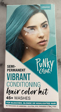 Punky Colour Semi Permanent Vibrant Conditioning Hair Color Kit Turquoise