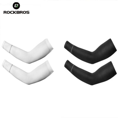 RockBros Fahrrad UV-Sonnenschutz Ärmel UPF 50+ Armlinge Radsport Läuft Armwärmer