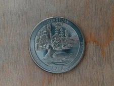 2018 P ATB Quarter Voyageurs Actual Coin # 4