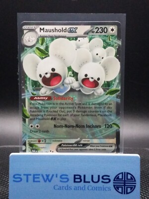maushold ex pokemon card value Maushold ex - SV04: Paradox Rift [DOUBLE RARE]