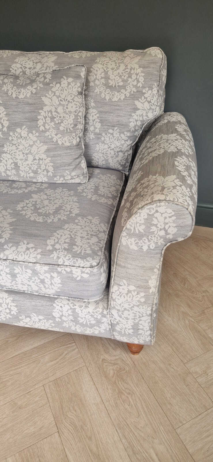 Next Ashford Accent Snuggle Sofa Chair, Storage Footstool, 1 Cushion