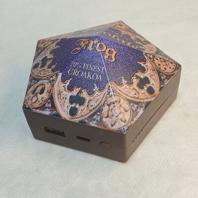 Harry Potter Chocolate Frog Power Bank 3600mAh usbc working tested collectible