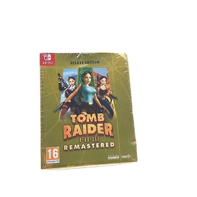 Tomb Raider 1 3 Remastered Starring Lara Croft: Deluxe Edition Switch Nintendo