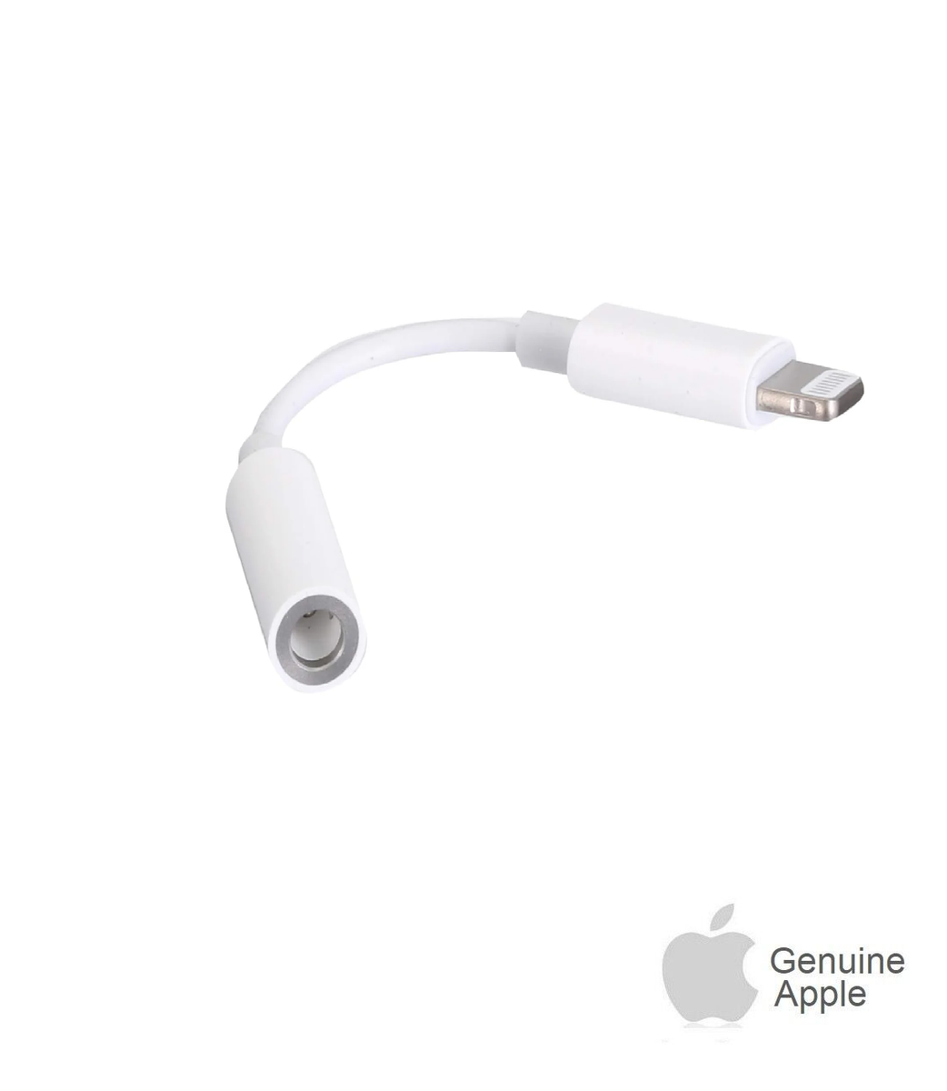 Apple Lightning to mm Headphone Jack Adapter Original OEM