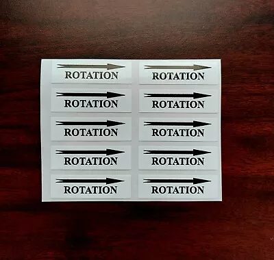 MAYA LABELS ROTATION (RIGHT), sticker Multi Color, Brand New, Free Shipping!! 10 pack
