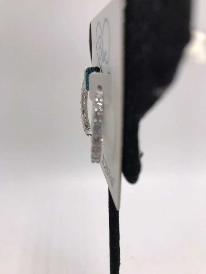 $38 Betsey Johnson Betsey синий джаз обруч CZ серьги Ma33 - Изображение 4 из 4