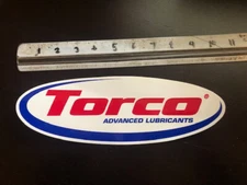 TORCO OILS Racing Decal Sticker MX NHRA Offroad BITD Overland 10X3