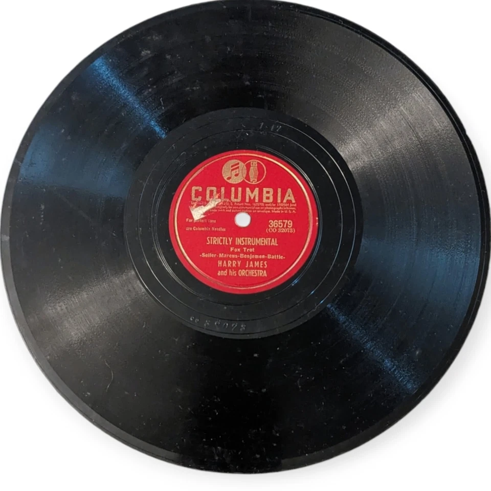 Harry James lot of 11 78 RPMs in Albums - See Notes for Titles and Condition - Image 2 of 4