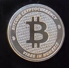 Bitcoin Crypto Currency GSM Mint Vt Bullion-999 Silver 1 Oz Ounce Art Round Coin