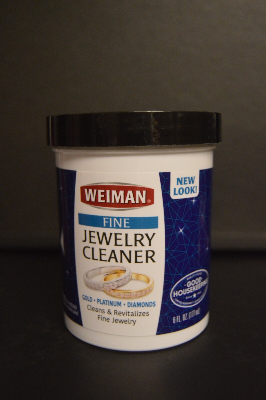 Weiman Fine Jewelry Cleaner 6oz for Sparkling Rings & Necklaces