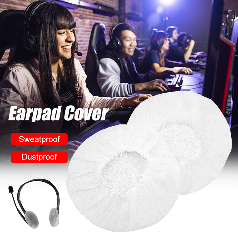 Disposable Headphone Sanitary Covers Headset Earmuff Shell
