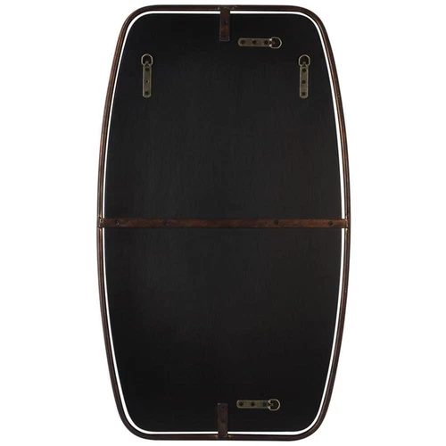 Uttermost Canillo MDF and Metal Floating Beveled Mirror in Dark Bronze - Picture 4 of 6