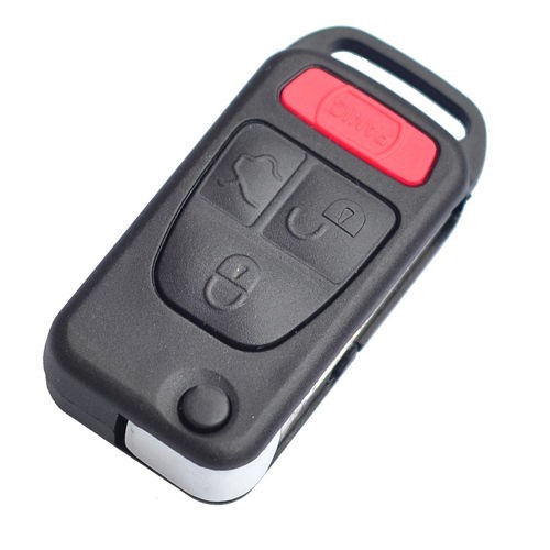 KEYYOU 1/2/3/4 Pulsanti Caso Chiave A Distanza di Vibrazione Pieghevole Shell Chiave Per Mercedes Benz C E S ML SL ML55 AMG S500 SL500 W168 W124 Chiave  34