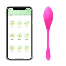 App Controlled Rechargeable Love Wearable Egg Vibrator 9 Speed Long Distance