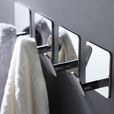 DELITON Towel Hooks for Bathrooms - 4 Pack Wall Hooks for Hanging Heavy Duty ...