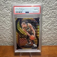 2024-25 Panini Select Kevin Durant Premier Gold Wave 03/10
