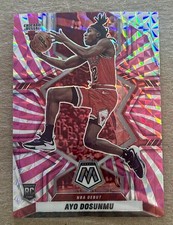 Ayo Dosunmu 2021-22 Panini Rookie FOTL Pink Swirl PRIZM /11 RC Timberwolves
