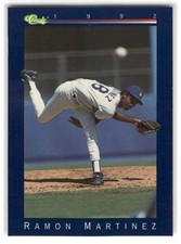 Ramon Martinez 1992 Classic Baseball #35 Los Angeles Dodgers
