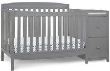 Cunas Para Bebes Convertible Cama Para Ni os Marco Cambiador Baby Crib Gray