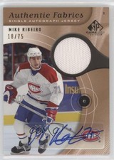 2005 SP Game Used Edition Authentic Fabrics 18/75 Mike Ribeiro #AAF-MI Auto 0uj7