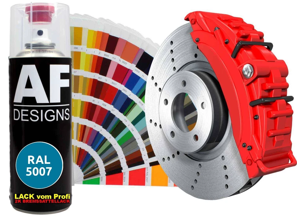 2K Bremssattellack Set RAL Spraydose hitzebeständig 300° Bremssattelfarbe ALLE F - Bild 4 von 4