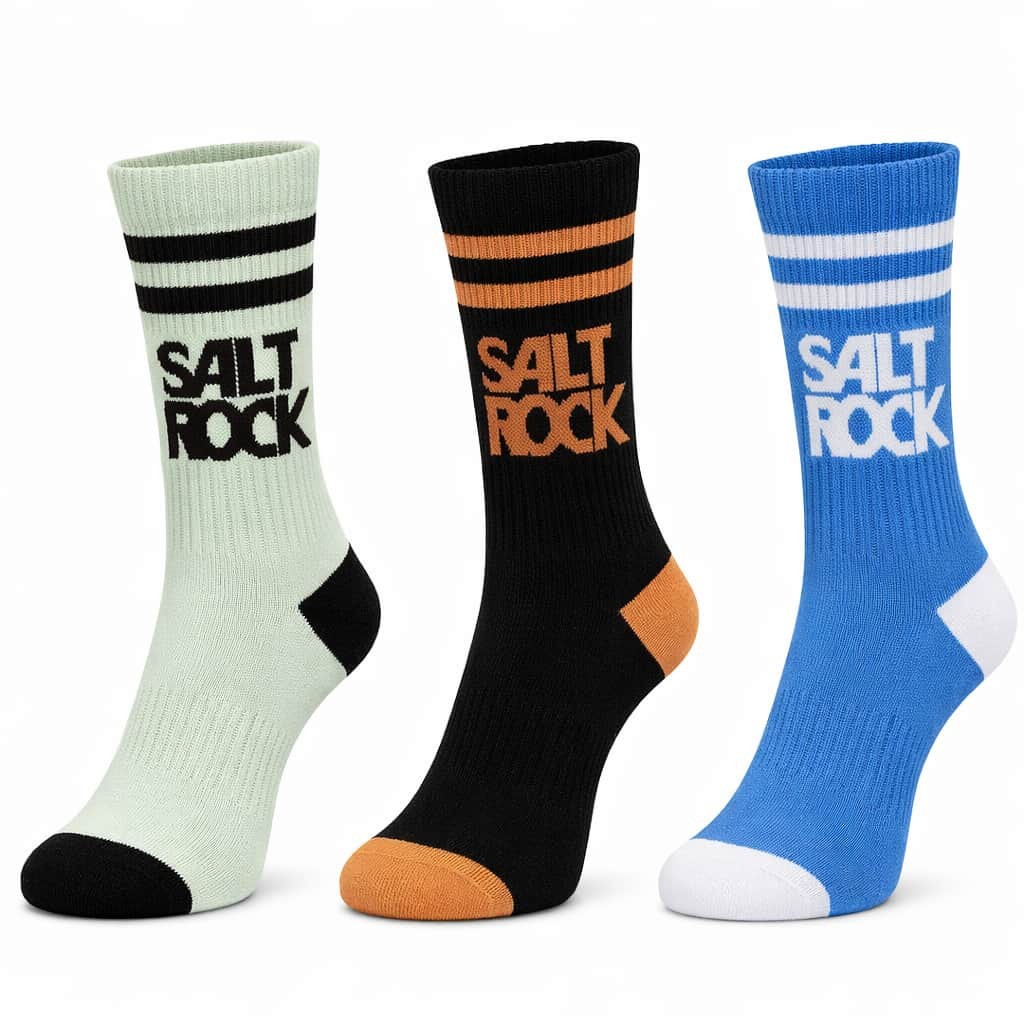 Saltrock Mens Trinity Socks 3 Pack Multi Colour