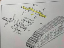 Front Torsion Axle Assy  - Fits - ASV 4810 - May fit other models PN - 0307-007