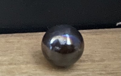 Vintage kleine Petroleum Glas Wirbel Marmor RAR