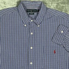 Polo Ralph Lauren Men s Shirt XL Long Sleeve Button Purple Men Extra Large