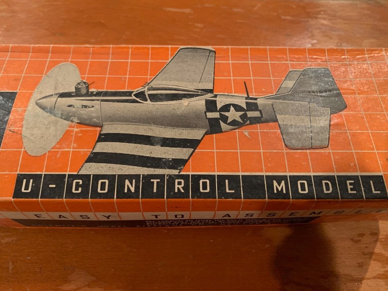 Scientific Model Airplane Co. #S70-295 F-51 Mustang 23" Partial Control Line Kit