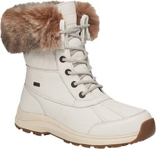 UGG Women's Adirondack Iii Tipped Short Boots New In Box Authentic Suede Booties