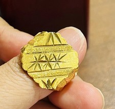 Solid Genuine 22K 916 Fine Saudi Dubai Real Gold Ring Fits Size 8.5-9” 9.32gram